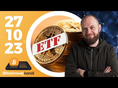 Bitcoin zpátky v mainstreamu díky ETF 📰| Kam se nyní pohne cena? 📈📉 – CEx 27/10/2023