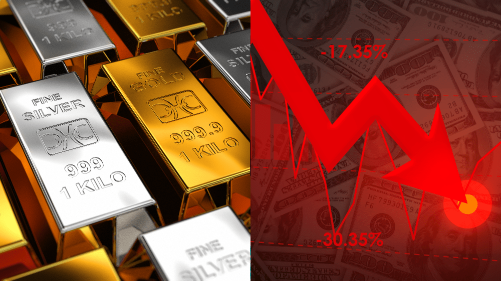 Cena zlata a striebra útočí na tohtoročné minimum