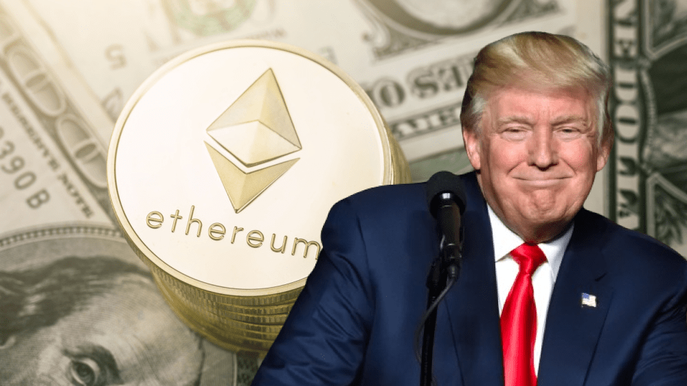 Donald Trump predával Ethereum v hodnote 3 miliónov dolárov
