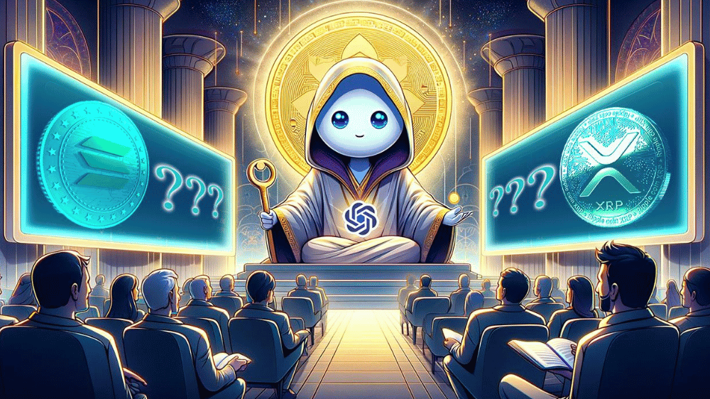 Spýtali sme sa ChatGPT, čo sa stane so Solanou a XRP, ak Bitcoin dosiahne 50-tisíc dolárov