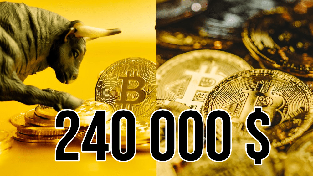 Bitcoin má údajne dosiahnuť až 240 000 dolárov