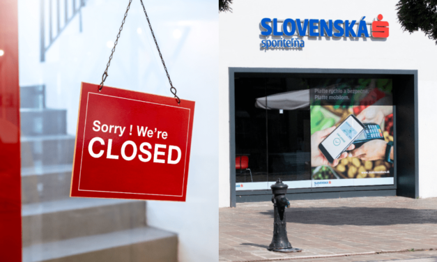 Slovenské banky zatvárajú pobočky. V tomto meste nezostane už ani jedna