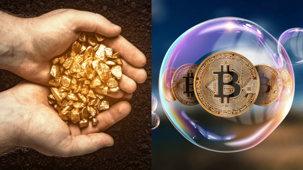 Bitcoin je v bubline. Prepichne ju zlato, predikuje Peter Schiff