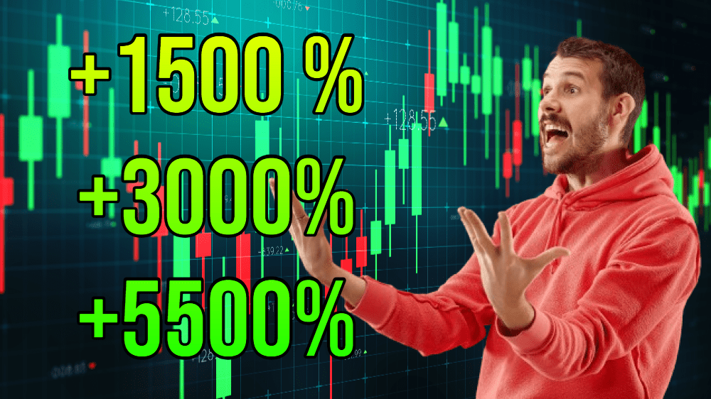 Top 5 akcií, na ktorých by ste za posledných 5 rokov zarobili tisícky percent