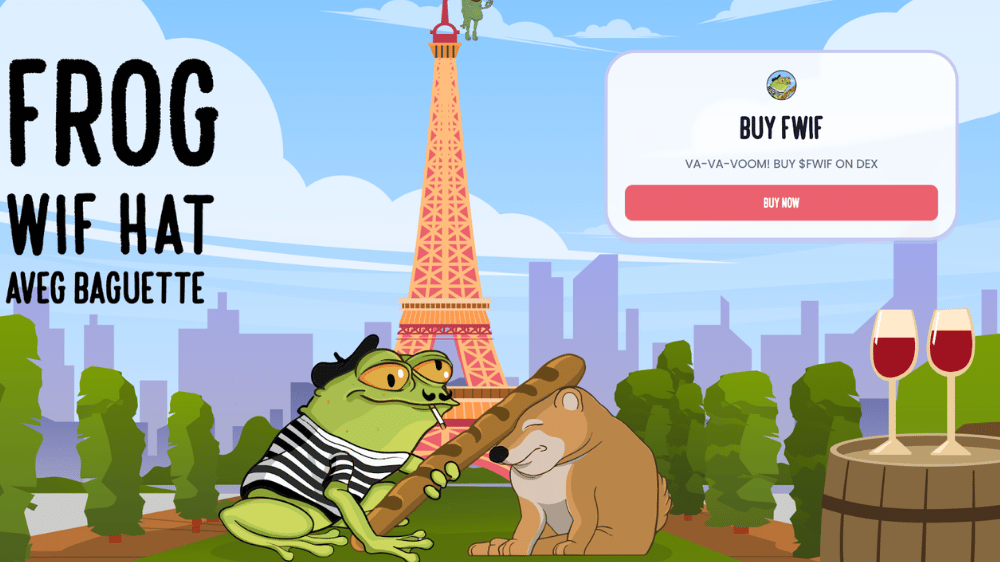 Môže meme coin Frog Wif Hat dohnať Dogwifhat? Nová kryptomena zaznamenáva veľké zisky