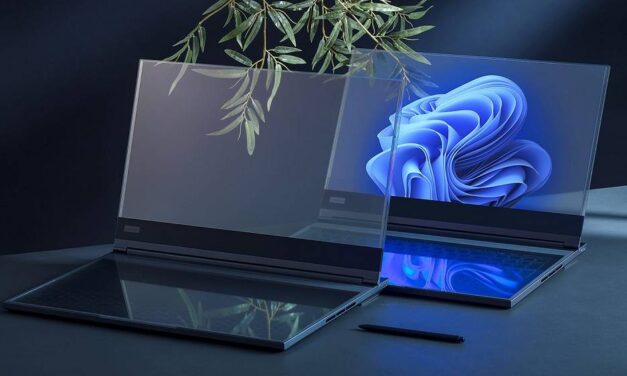 Budúcnosť už dnes? Lenovo ukázalo notebook s transparentným displejom