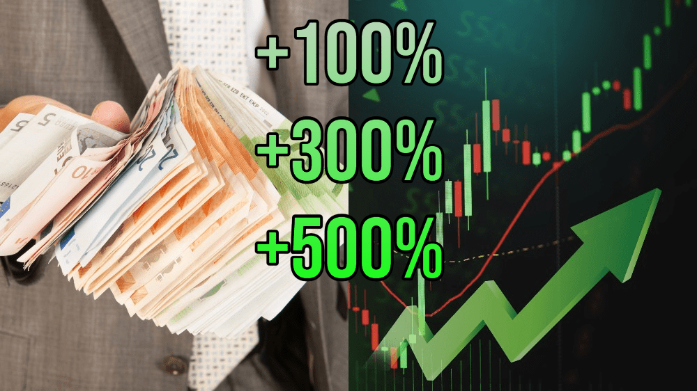 Top 5 akcií, ktoré ti v roku 2024 môžu zarobiť stovky percent