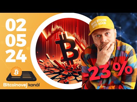 Bitcoin už se propadl o 23% 📉| V ČR vzniká nová burza💱| Protokol Orange 🟠 – CEx 02/05/2024