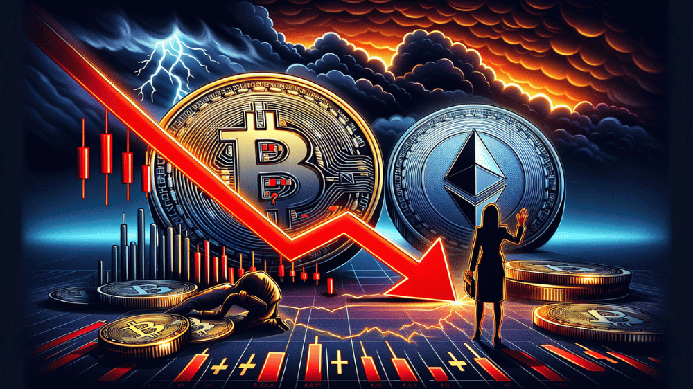 Ethereum (ETH) sa prepadlo o 15 % behom 5 minút. Tieto kryptomeny z toho ale profitujú