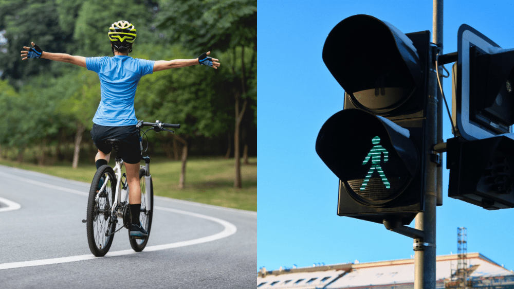 Pokiaľ používate bicykel na priechode takýmto spôsobom, pokute sa nevyhnete