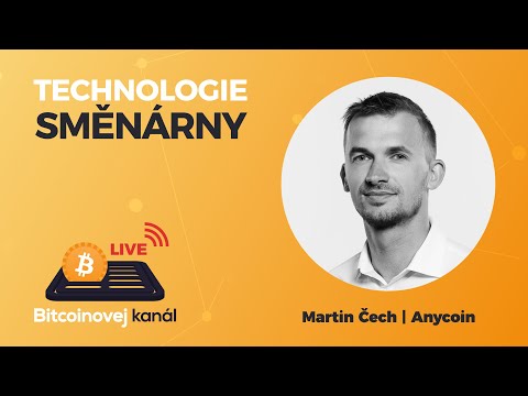 🔴Technologie kryptoměnové směnárny | HOST: Martin Čech – CTO, Anycoin