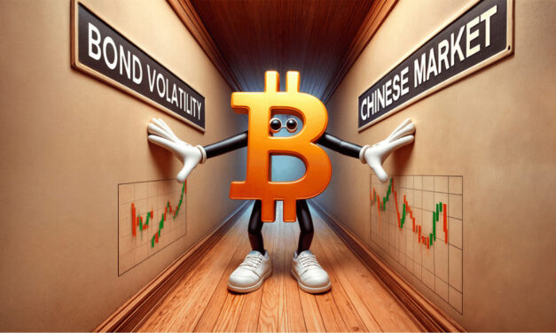 Bitcoin (BTC) uviazol v rozmedzí uprostred volatility dlhopisov a poklesu čínskeho trhu