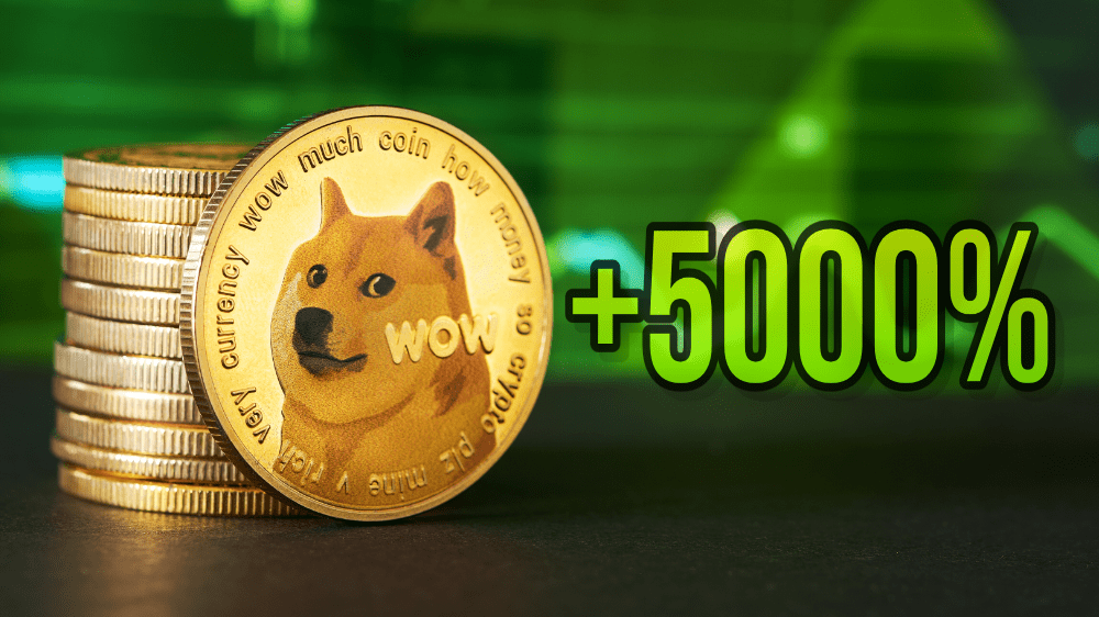 Dogecoin stúpne o 5 000 %, predpovedá analytik