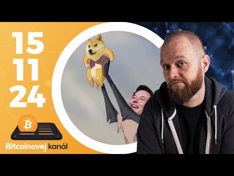 Růst Bitcoinu se zastavil 📉| Musk chválí DOGE 🐕| FBI vyšetřuje Polymarket 👮‍♂️ – CEx 15/11/2024