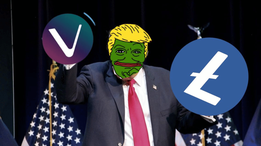 Kryptomenový ošiaľ po víťazstve Trumpa: Nezanedbávajte VeChain (VET) a Litecoin (LTC)
