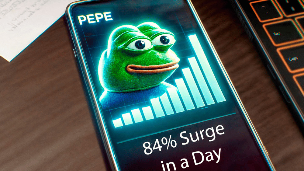 PEPE cez noc vyskočil o 84 % a prerazil do TOP 15. Čo poháňa tento rast?