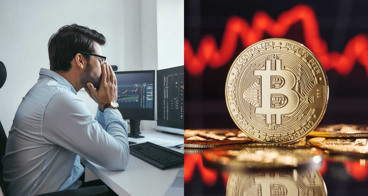 588 miliárd v ohrození – Bitcoin stojí na hrane veľkého prepadu