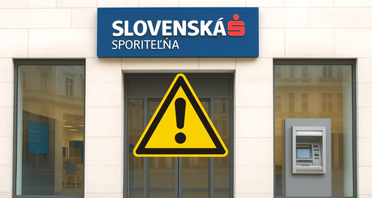 Slovenská sporiteľňa zatvára všetky pobočky: Najväčšia banka vyhlasuje „nebankový deň“