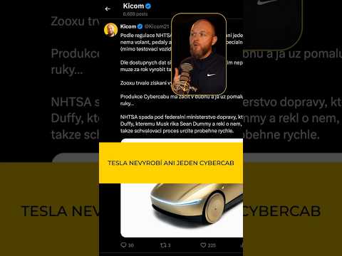 Tesla nevyrobí ani jeden Cybercab
