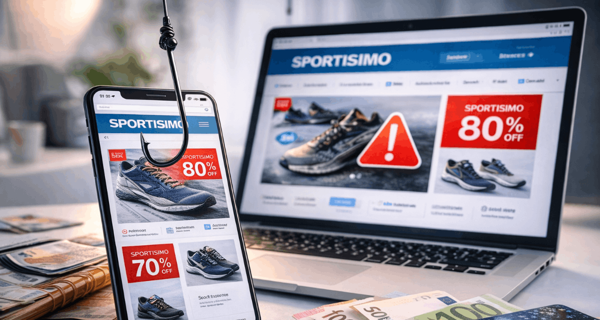 Podvodníci sa vydávajú za Sportisimo: Takto vyzerá ich falošný e-shop
