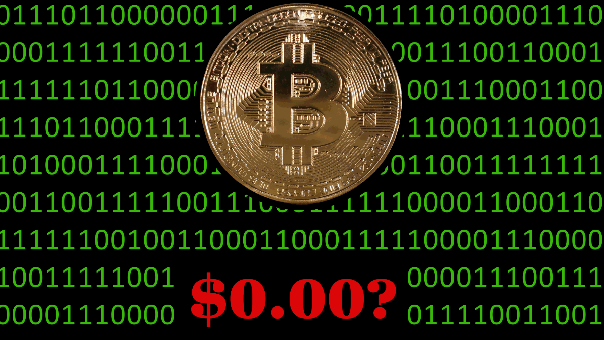 Bitcoin nemôže padnúť na nulu