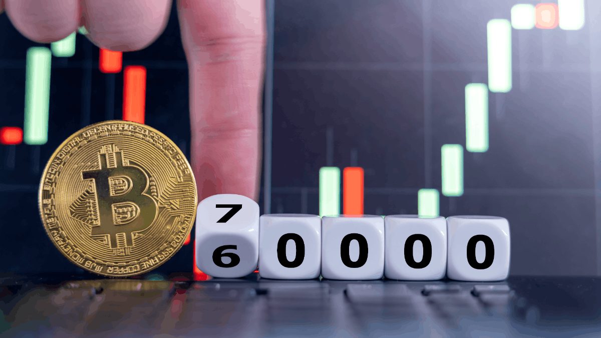 Bitcoin stúpol o 10 000 dolárov za 3 dni