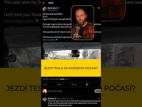 Jezdí Tesla opravdu za každého počasí?