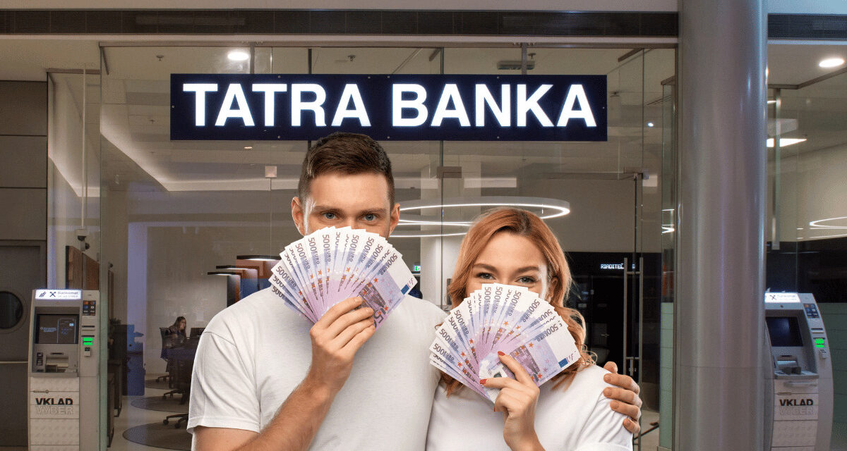 Tatra banka zlacňuje hypotéky. Mnohí Slováci získajú aj stovky eur ako bonus