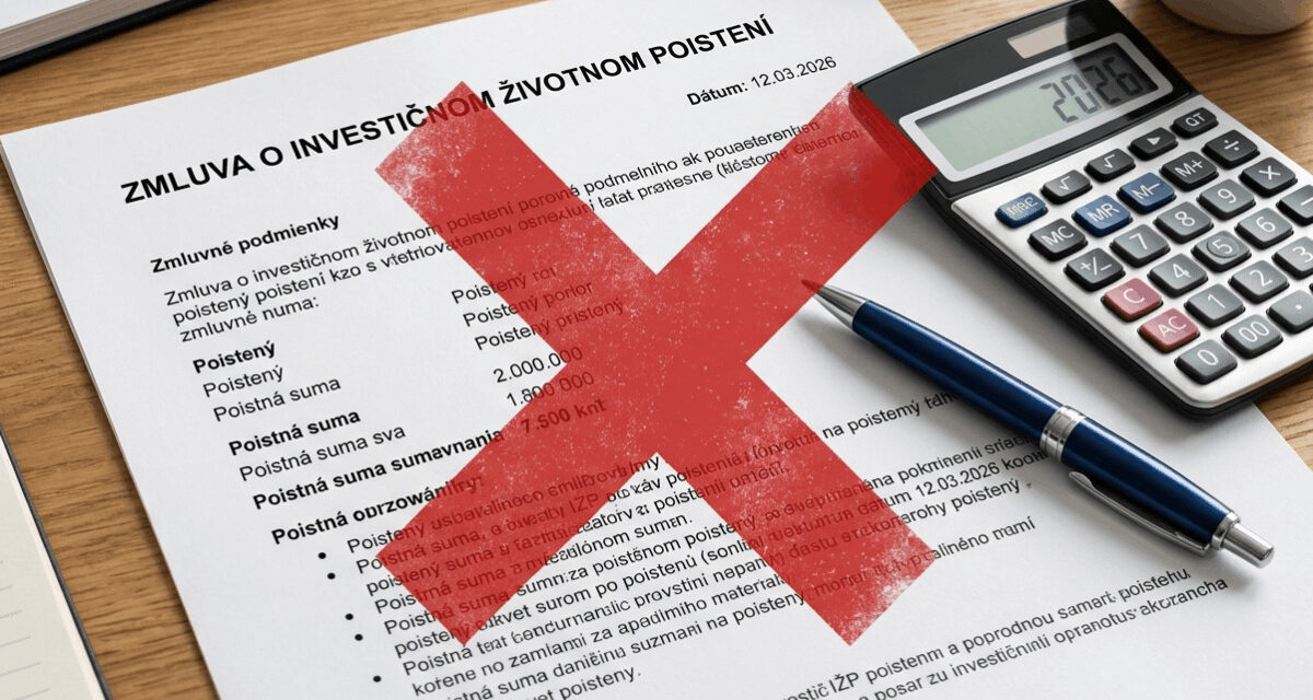 3 dôvody prečo som hneď zrušil investičné životné poistenie