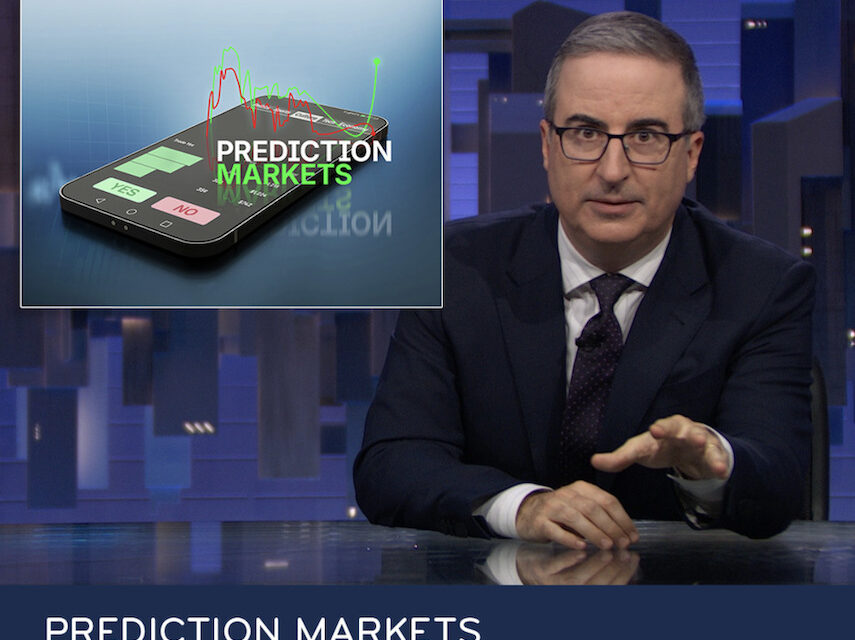 John Oliver of ‘Last Week Tonight’ discusses prediction markets and manipulation