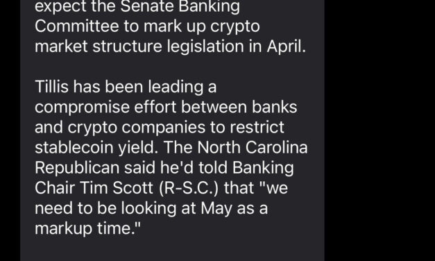 US senator urges delay of CLARITY Act Senate markup until May: Report