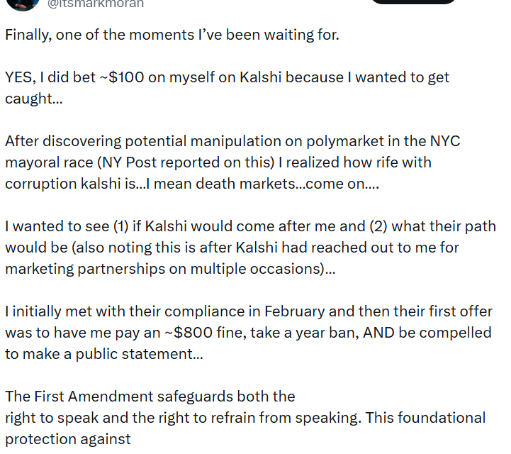 Kalshi bans 3 US politicians for betting on their own election races