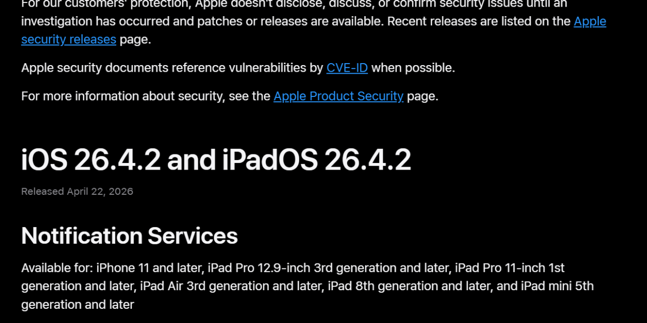Apple fixes bug that allowed FBI to read deleted Signal messages