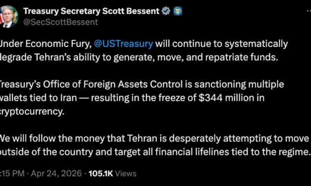 US seized $500M in Iranian crypto assets, Treasury secretary says