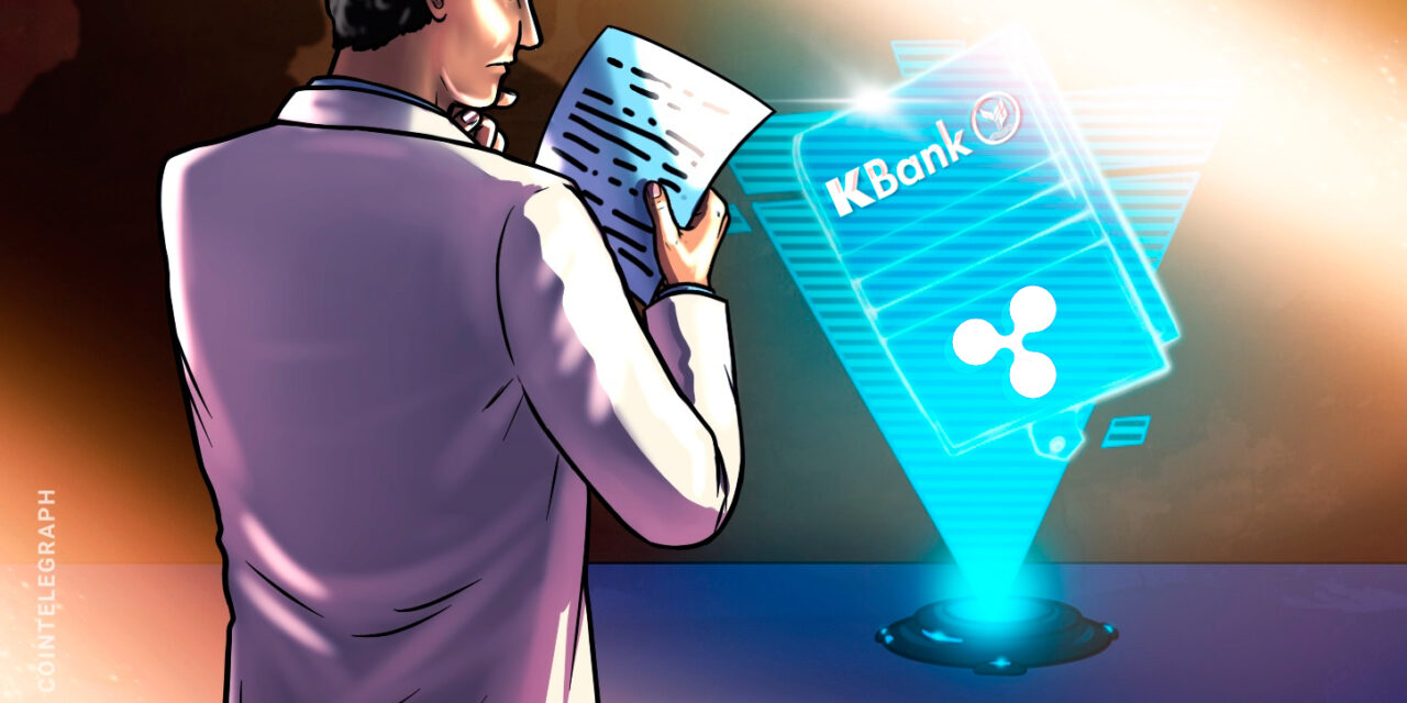 Kbank teams with Ripple on overseas blockchain remittance trial
