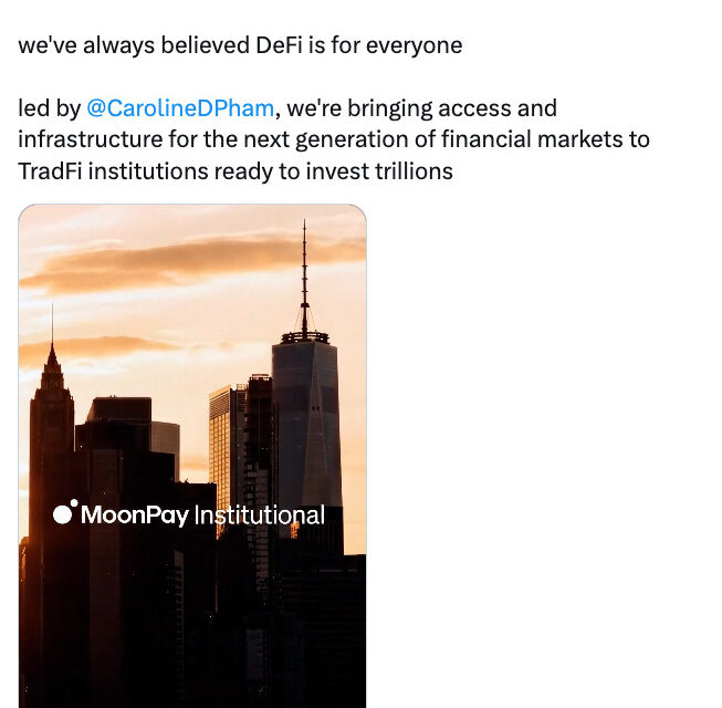 MoonPay buys crypto security firm Sodot in $100M push into institutional crypto