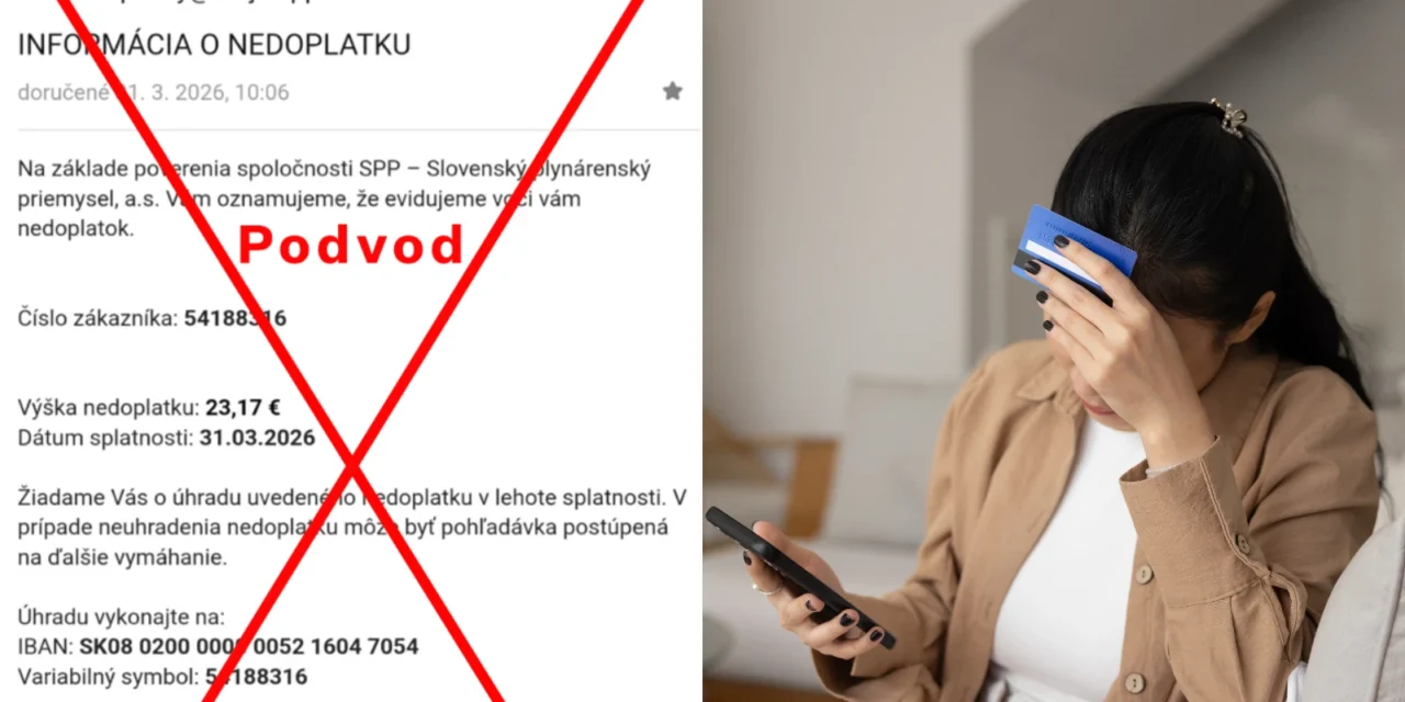 Podvod ohrozuje Slovákov: Falošné výzvy na zaplatenie energií