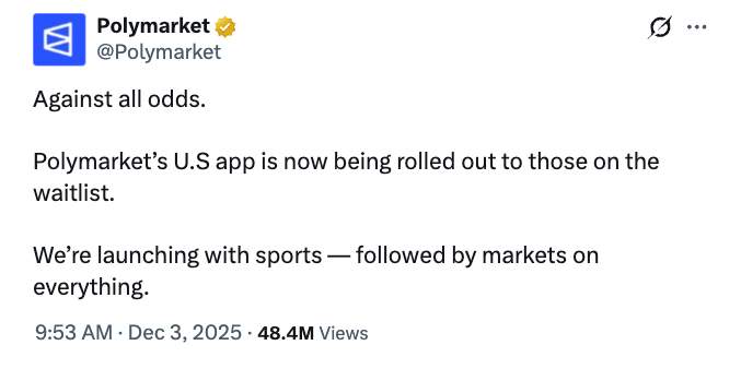 Polymarket pushes for broader US relaunch with CFTC talks: Report