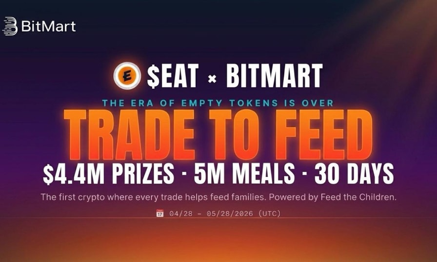 BitMart x EAT Trade-to-Feed Competition to Pay Out $4.4M USDT to Traders in May 2026
