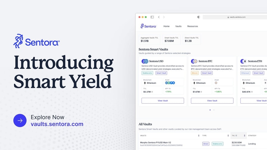 Sentora brings institutional DeFi to the public with the launch of its Smart Yield platform