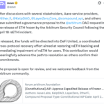 Aave asks Arbitrum to send 30K ETH from Kelp exploiter to ‘DeFi United’