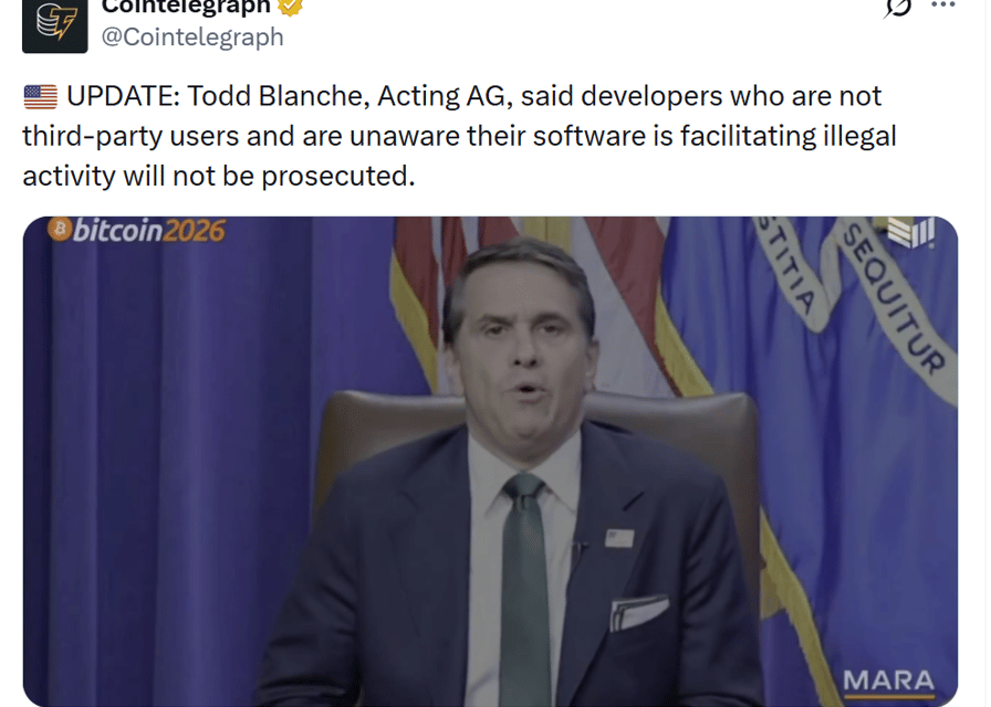 Acting AG Todd Blanche confirms ‘code is not a crime’ in DOJ pivot