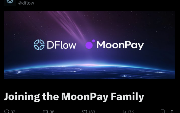 MoonPay buys DFlow to expand into Solana trading infrastructure