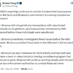 Binance denies new WSJ report alleging $850M in Iran-linked transactions