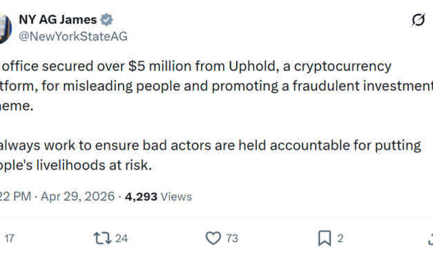 New York forces Uphold to pay $5M over fraudulent crypto investment scheme