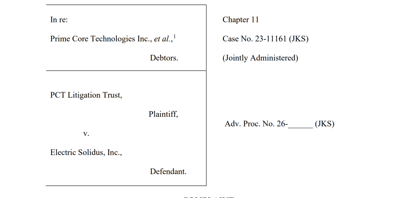 Swan Bitcoin sued for nearly $1B over pre-bankruptcy transfers from Prime Trust