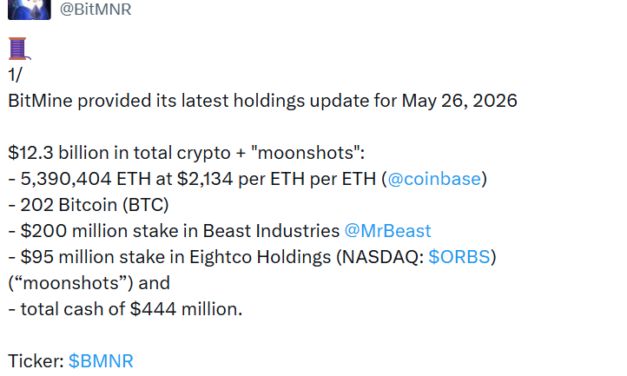 Tom Lee predicts supercycle amid Bitmine’s largest Ethereum buy in 2026