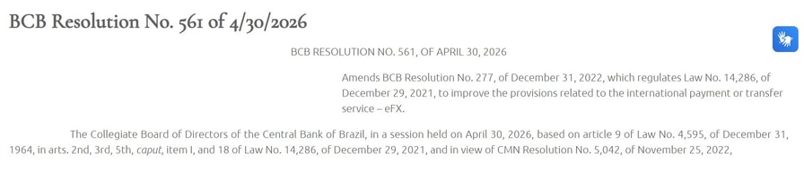 Brazil bars crypto settlement in regulated cross-border payment rails