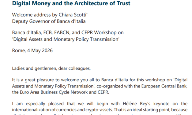 Europe should weigh tokenized SEPA payments, Bank of Italy official says