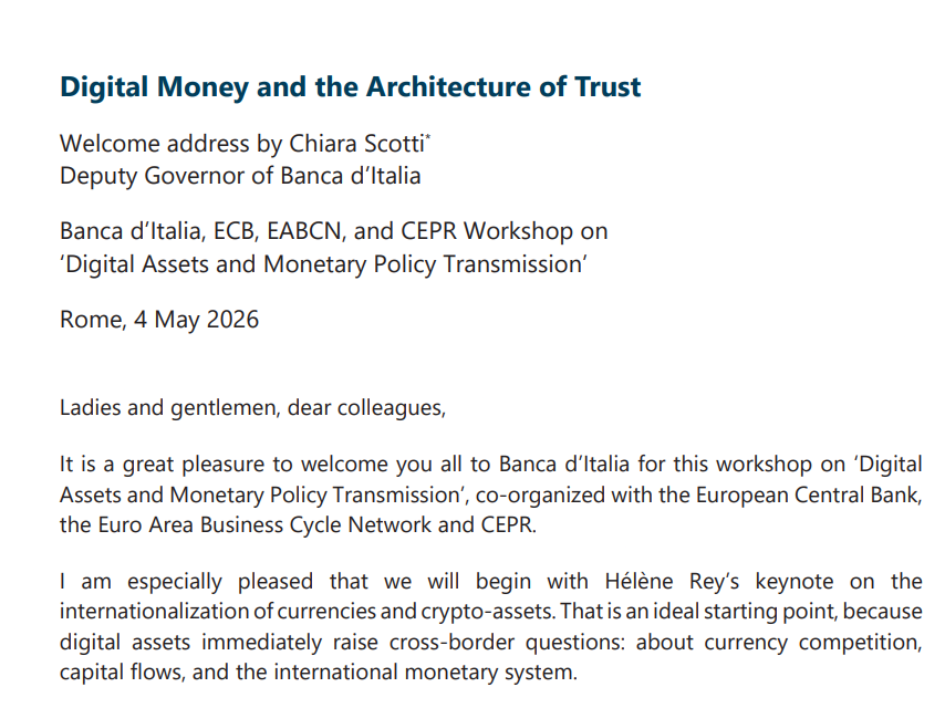 Europe should weigh tokenized SEPA payments, Bank of Italy official says